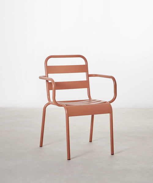Silla de Metal con Reposabrazos Bora Arms