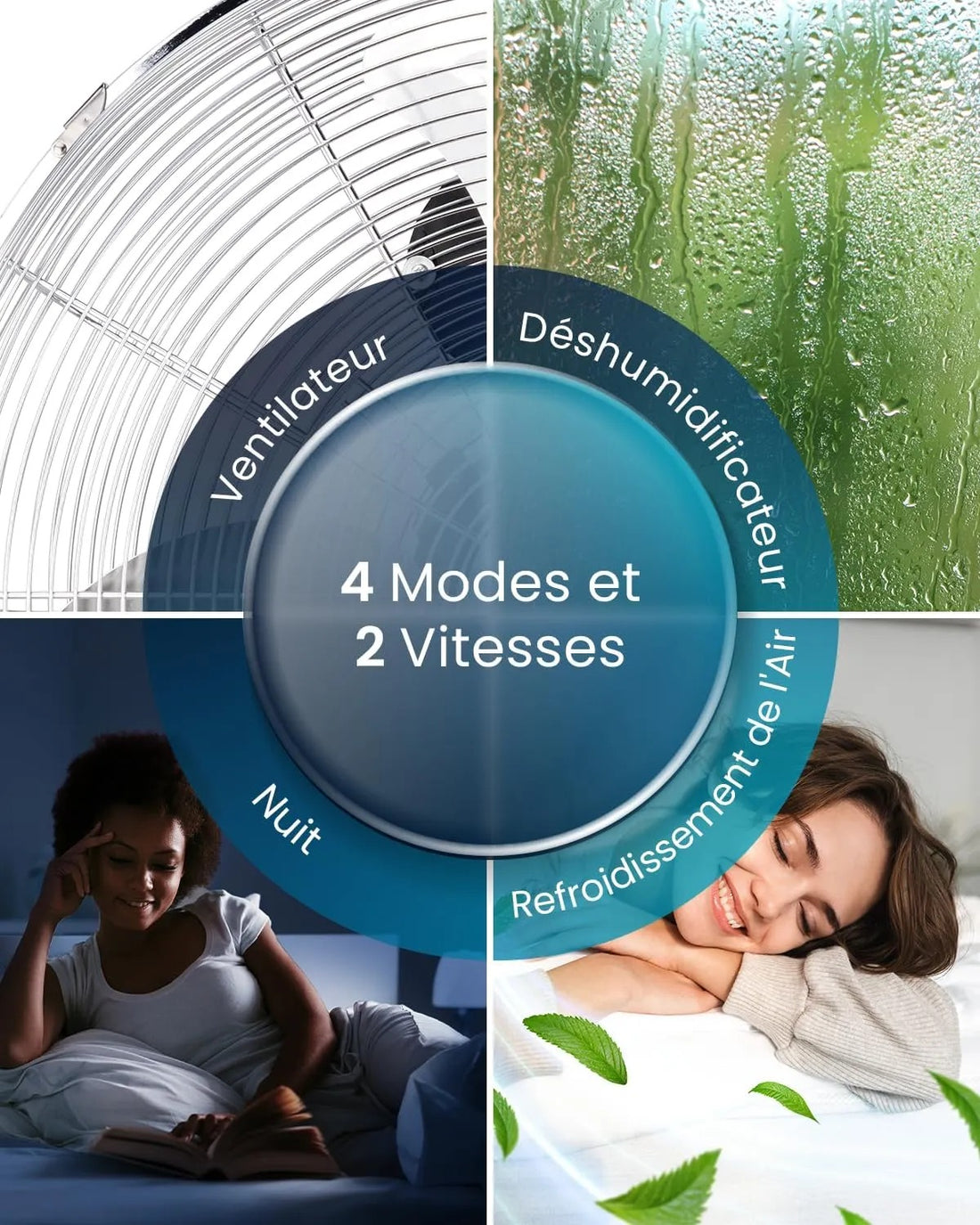 Pro Breeze Climatiseur Mobile 4 en 1, 9000 BTU, Clim Puissante Compatible WiFi Avec Application, Minuterie 24 heures, Telecommande et Kit Fenetre Inclus pour Chambre & Salon, 22m2, Classe Energetique A - image 9