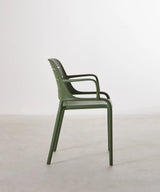 Silla de Polipropileno con Reposabrazos Mila