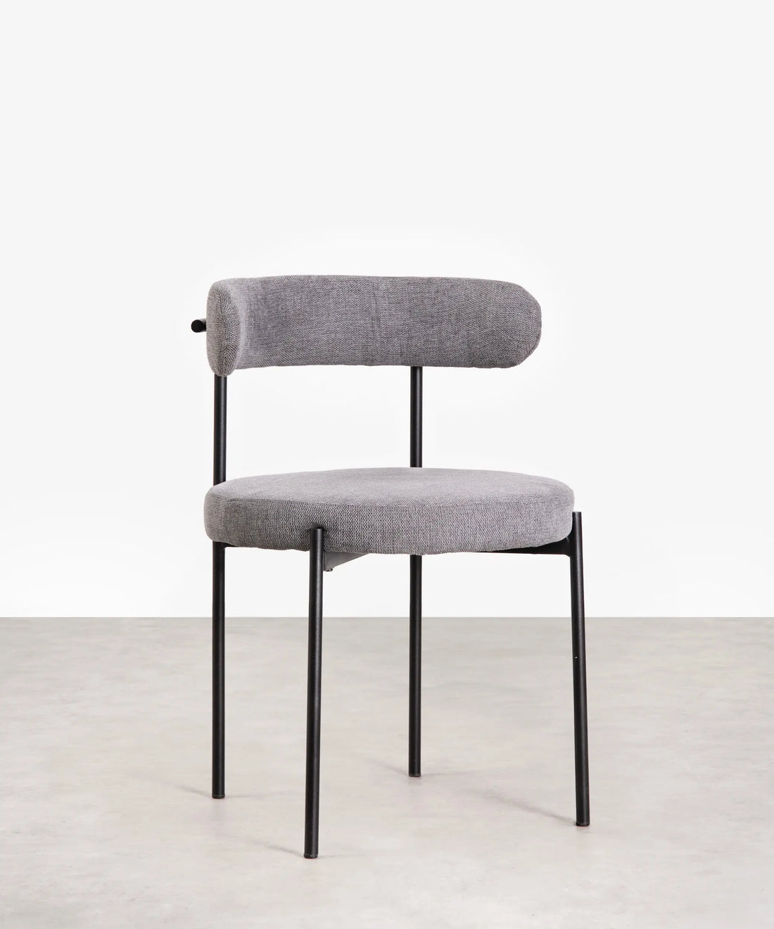 Silla de Comedor en Tela y Metal Alexia