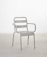Silla de Metal con Reposabrazos Bora Arms